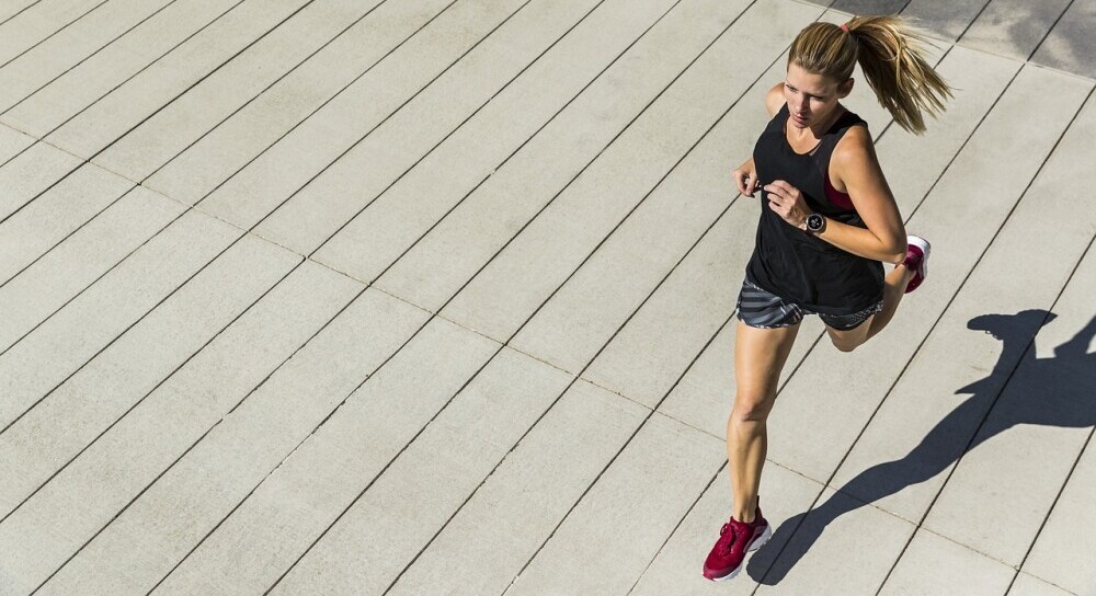 Woman running